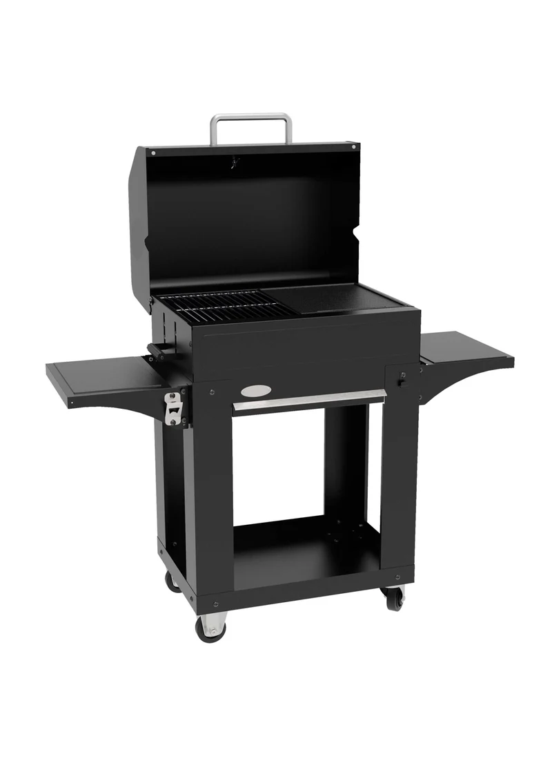 Barbacoa de Jardín Miconos con Parrilla Regulable para Carbón