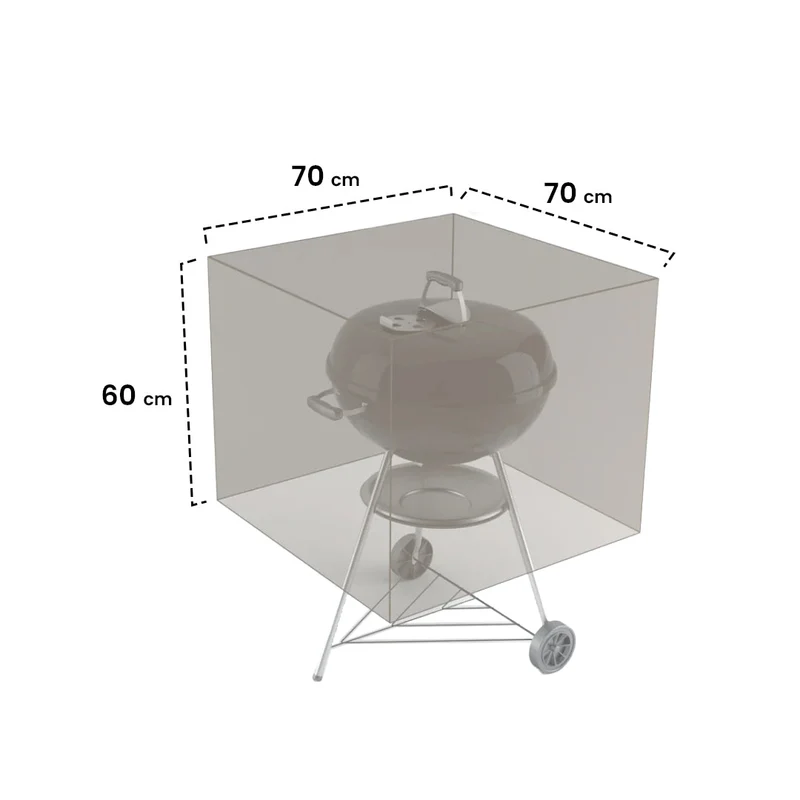 Funda Protectora Barbacoa 70x70x60 Cm Nortene