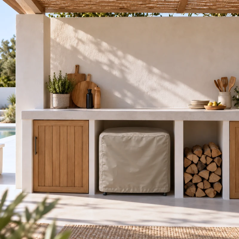 Funda Protectora Barbacoa 70x70x60 Cm Nortene