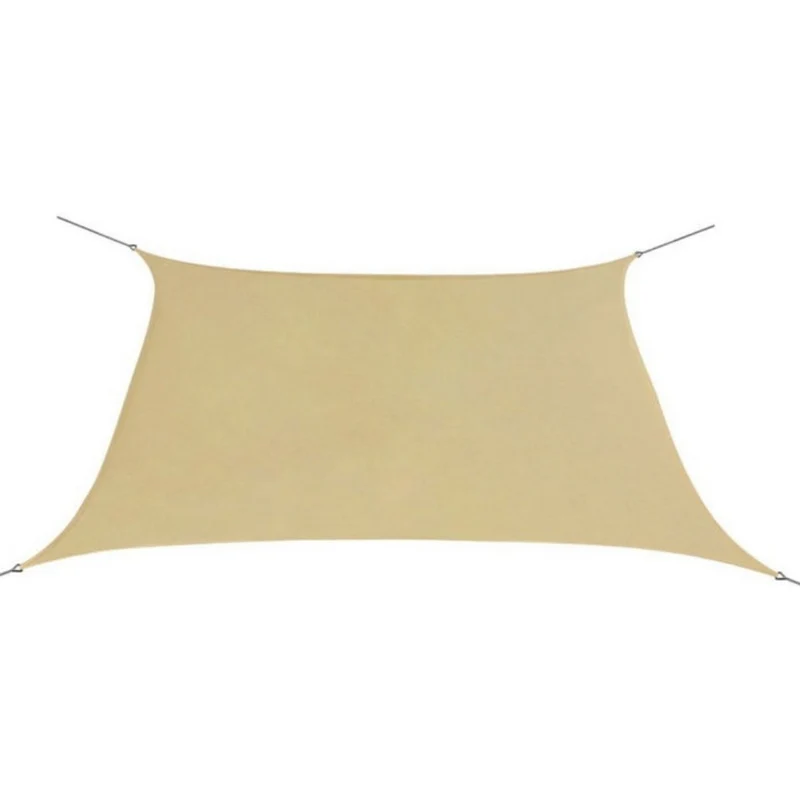 Vela Sombreo Rectangular (Beige). Varias medidas