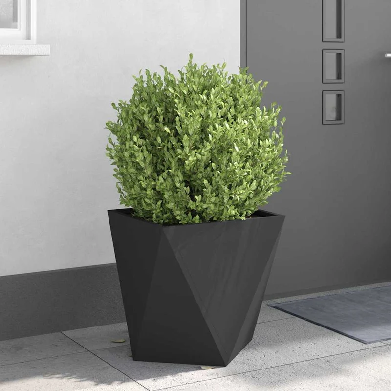 Jardinera Negro 50 X 50 X 50 Cm Acero
