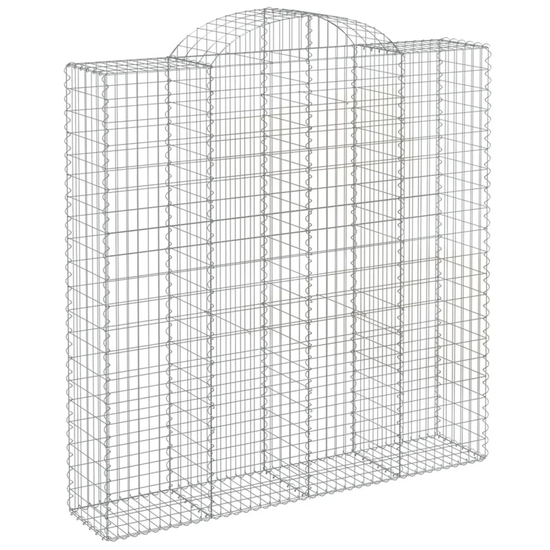 Cestas De Gaviones 10 Uds Forma De Arco Hierro 200x50x200/220cm