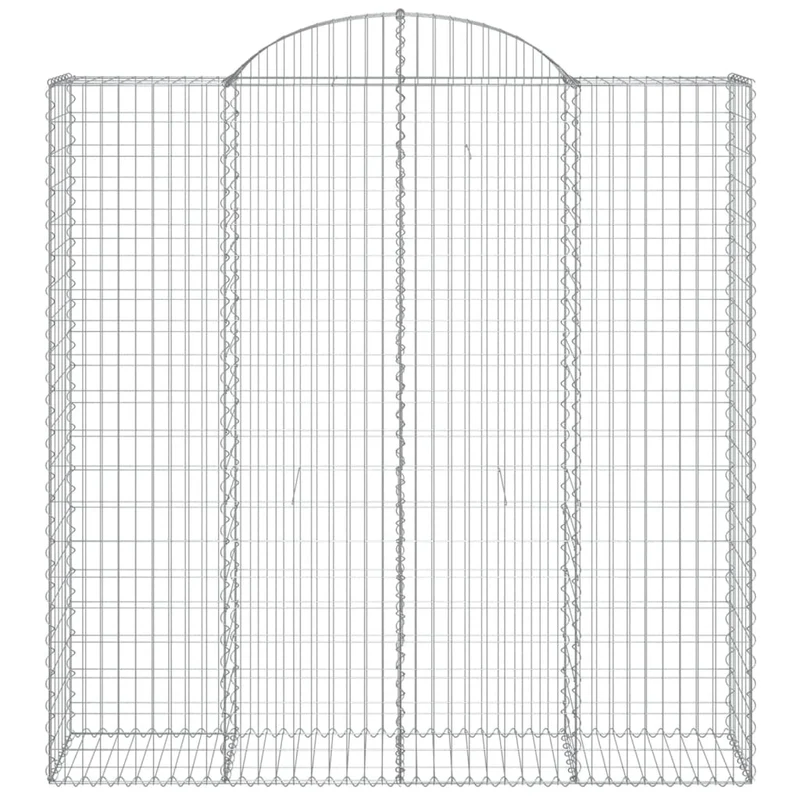 Cestas De Gaviones 10 Uds Forma De Arco Hierro 200x50x200/220cm