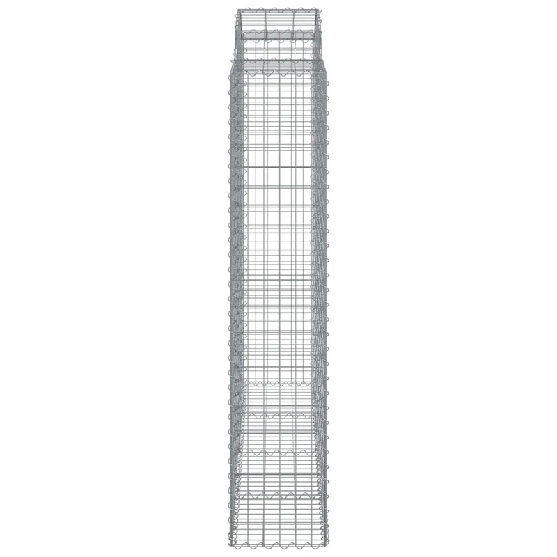 Cestas De Gaviones 10 Uds Forma De Arco Hierro 200x50x200/220cm