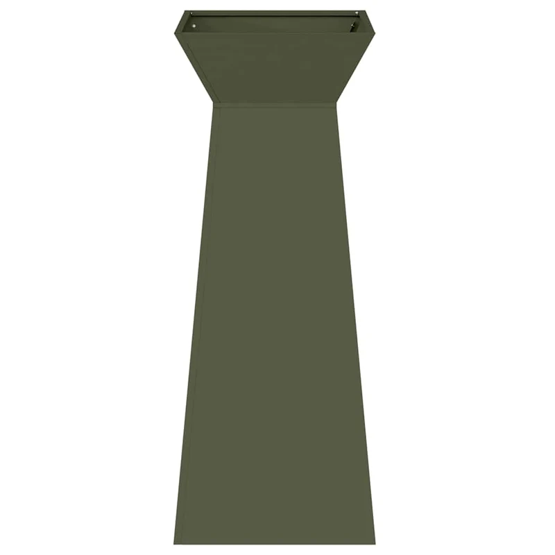 Maceta Pilar 2 Uds. Verde Oliva 40 X 40 X 100 Cm