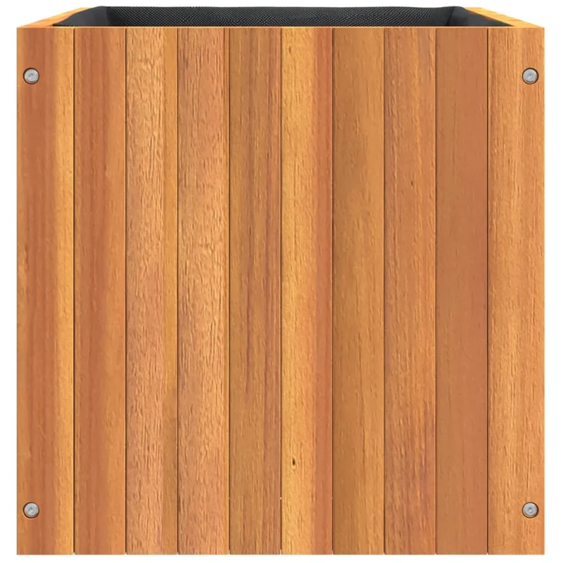 Jardinera De Madera Maciza De Acacia 45x45x45 Cm