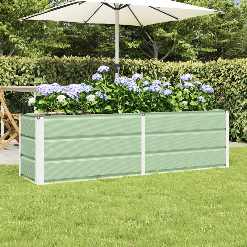 Jardinera Verde 160 X 40 X 45 Cm Acero