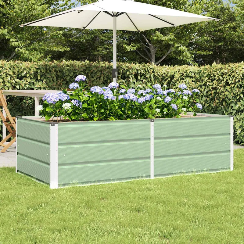 Jardinera Verde 160 X 80 X 45 Cm Acero