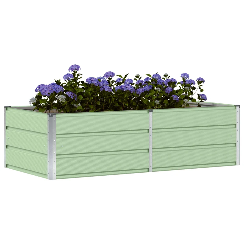 Jardinera Verde 160 X 80 X 45 Cm Acero