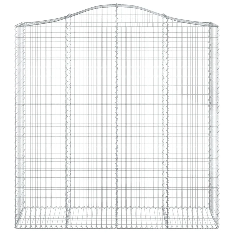 Cestas De Gaviones 5 Uds Forma De Arco Hierro 200x50x200/220 Cm
