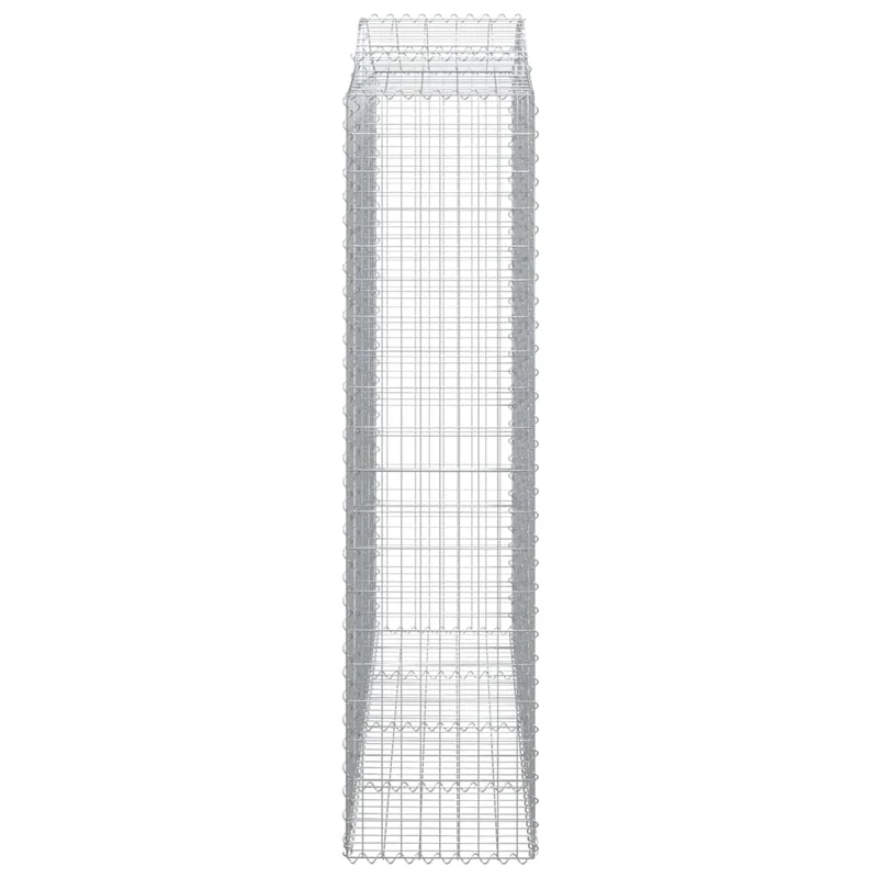Cestas De Gaviones 5 Uds Forma De Arco Hierro 200x50x200/220 Cm