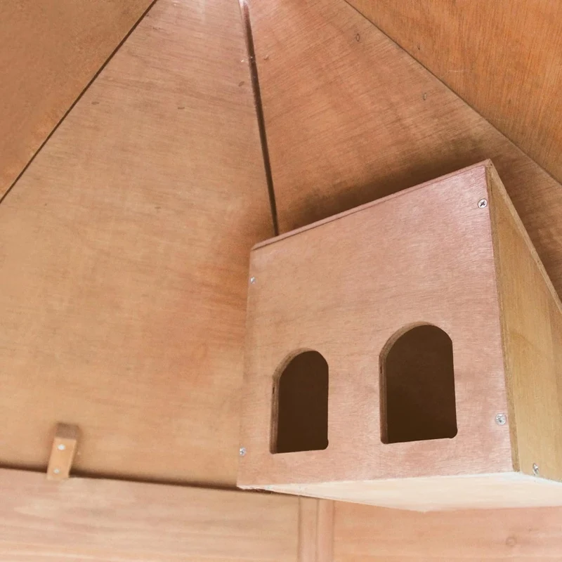 Voladera Para Pájaros De Jardín Exterior (canarios, Periquitos.) - Voladero Hexagonal En Madera