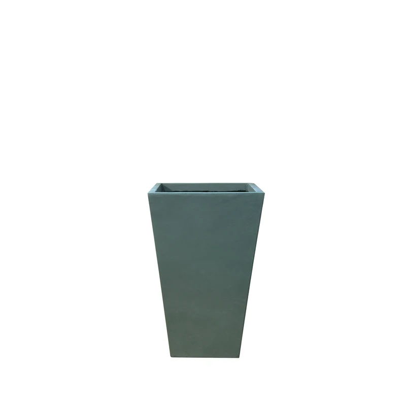 Cache-pot pré percé AERIS 40x62cm vert foncé