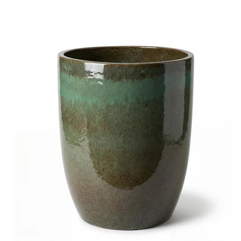 Pot MAZARIN2 37x49cm vert brumeux