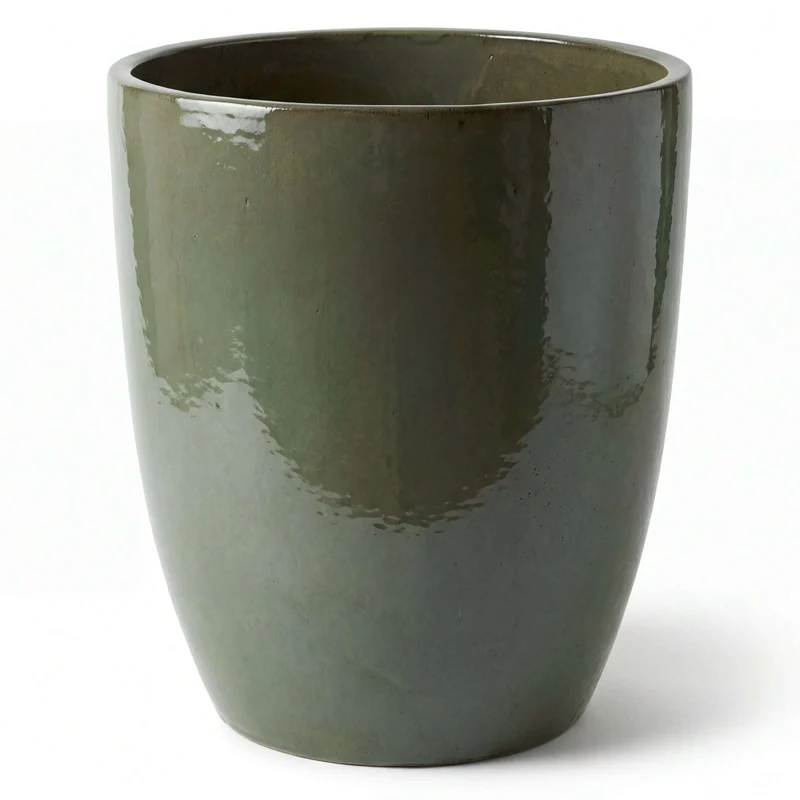 Pot MAZARIN2 57x70cm vert crème
