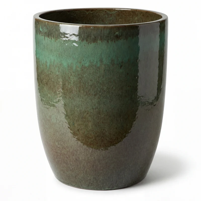 Pot MAZARIN2 57x70cm vert brumeux