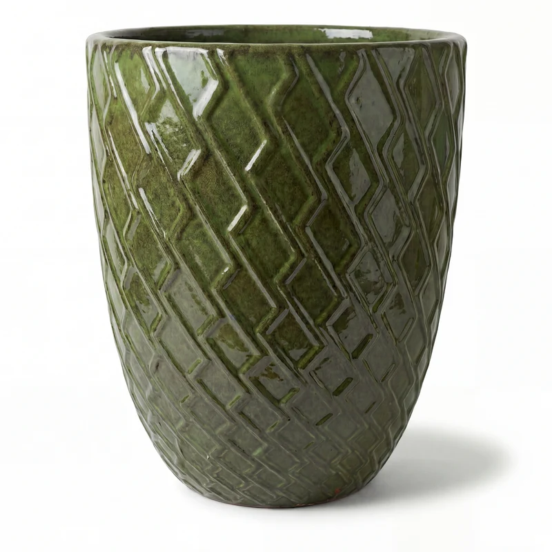 Pot ZEUS 42x54cm vert profond