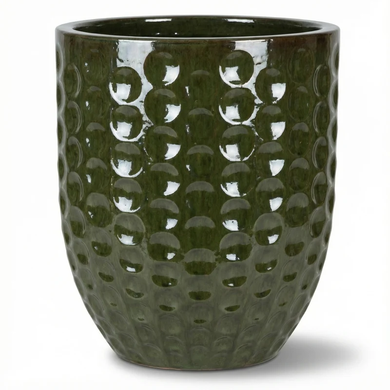 Pot MEROVEE 55x65cm vert tropical
