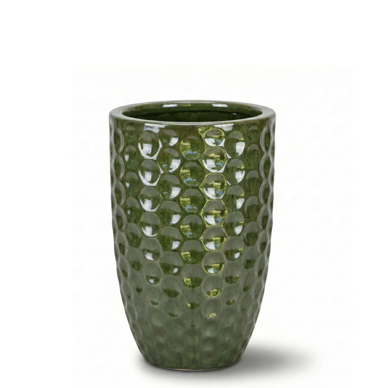 Pot MEROVEE 23x35cm vert tropical