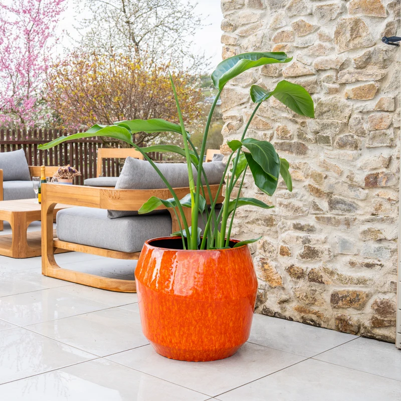 Pot MONACO 51x44cm feu