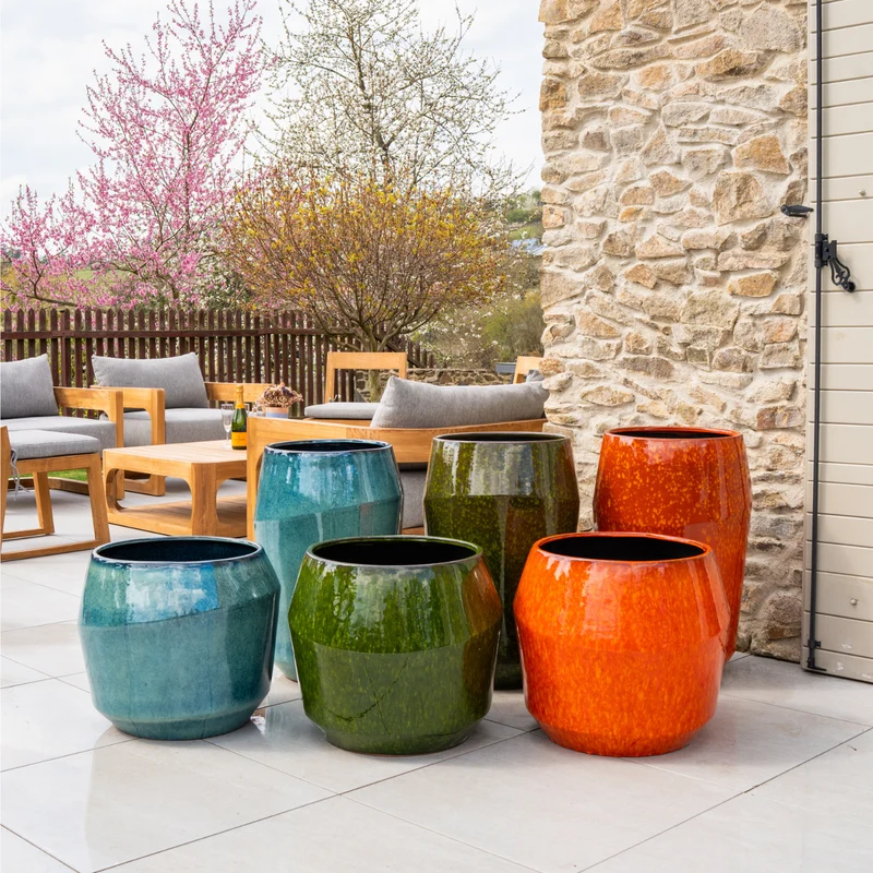 Pot MONACO 51x44cm feu