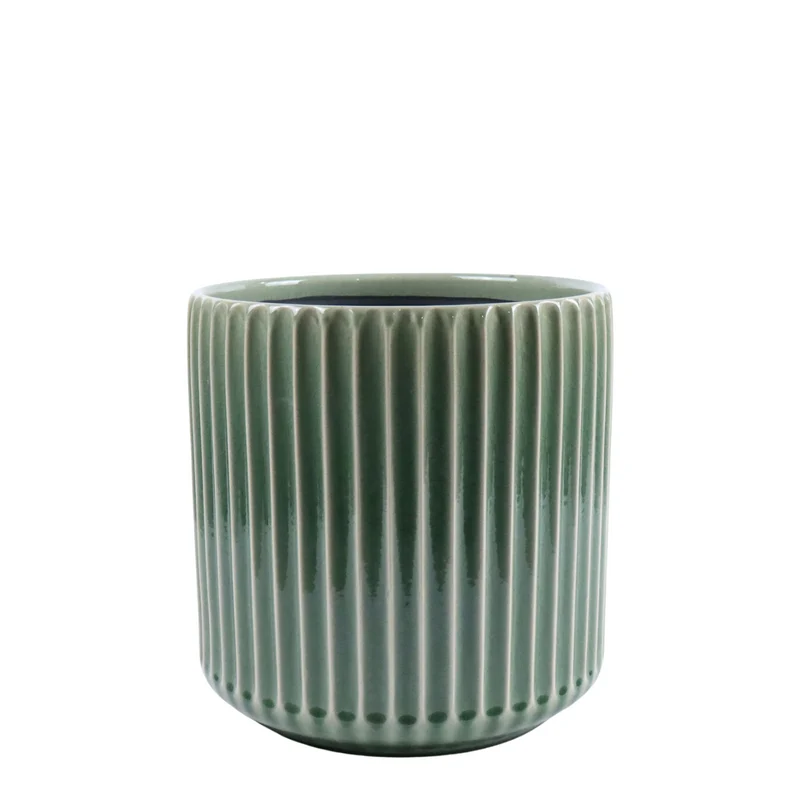 Pot LONDON 29x30cm vert-de-gris