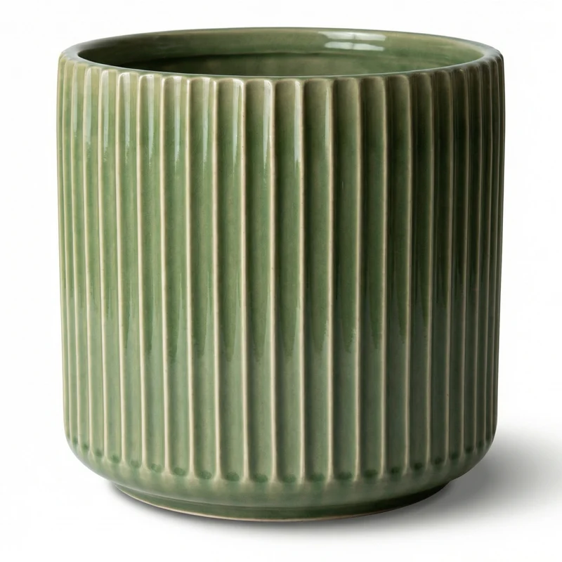 Pot LONDON 35x33cm vert-de-gris