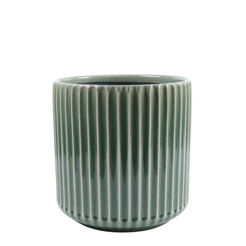 Pot LONDON 35x33cm vert-de-gris