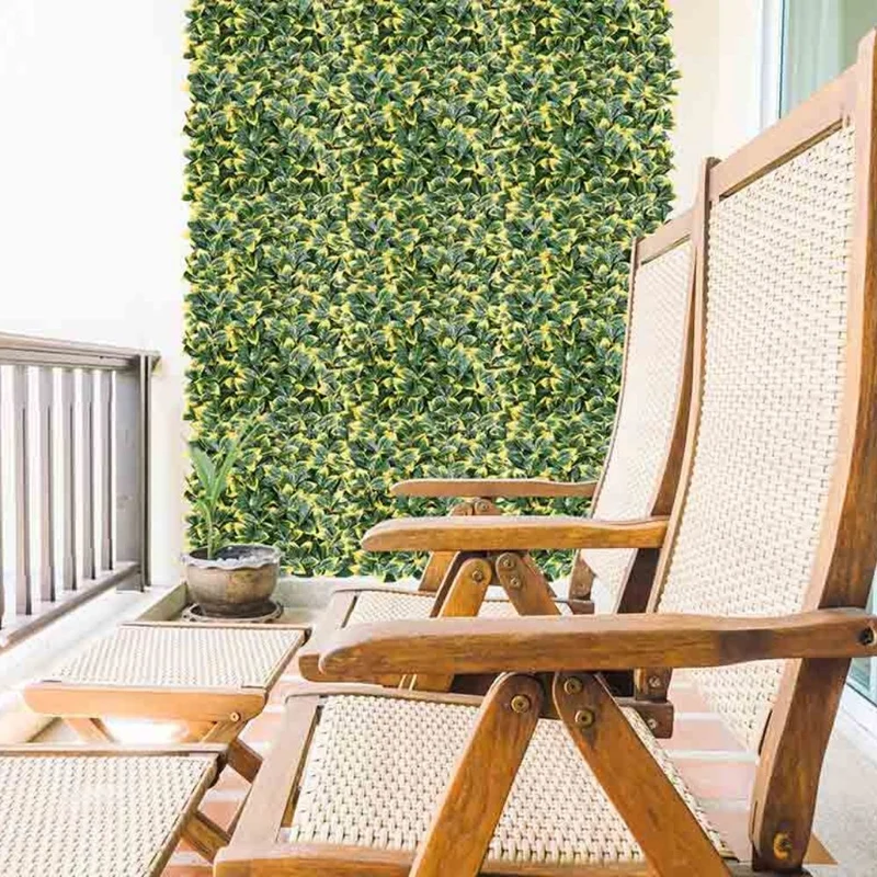 Jardín Vertical Decoración Laurel - 50x50 Cm 4Uds.