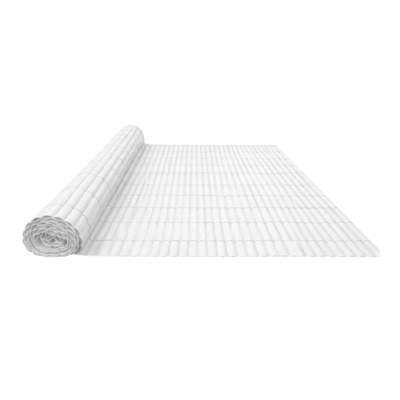 Cañizo Pvc Simple Cara Plasticane Blanco 1x3 M Nortene