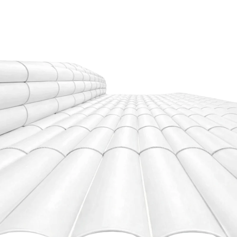 Cañizo Pvc Simple Cara Plasticane Blanco 1x3 M Nortene