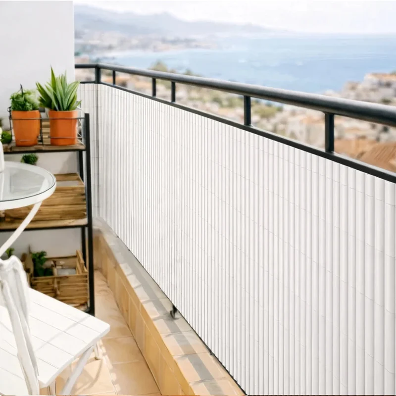 Pack Instalación Cañizo Pvc Plasticane 3 Metros Blanco 1x3 M