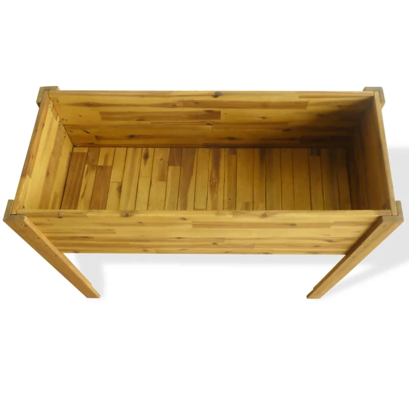 Arriate De Madera Maciza De Acacia