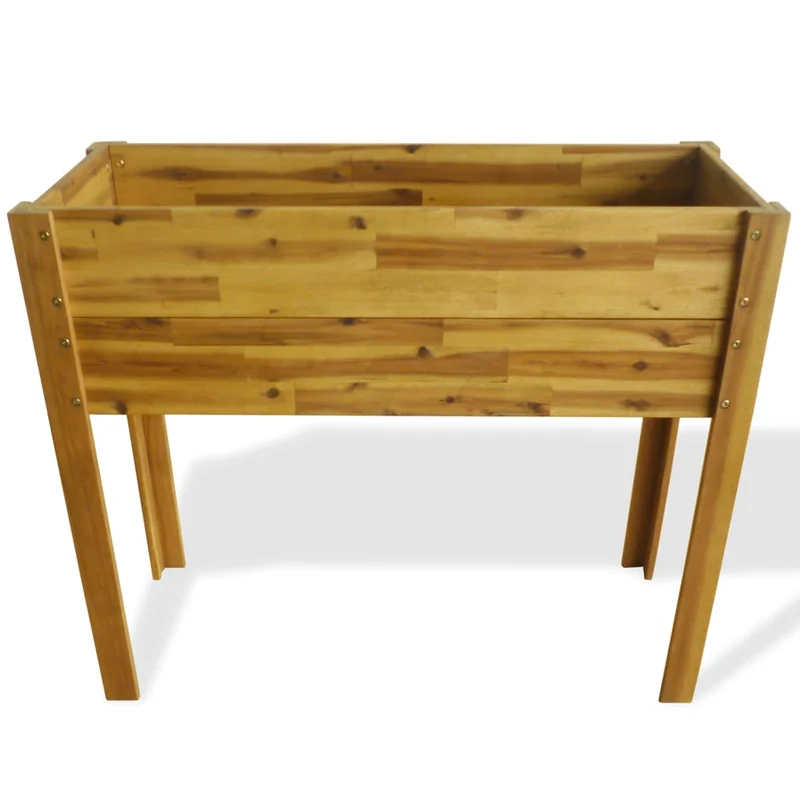 Arriate De Madera Maciza De Acacia