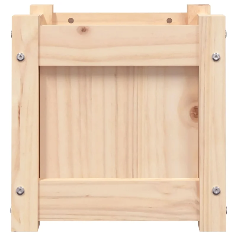 Jardinera Madera Maciza De Pino 31x31x31 Cm