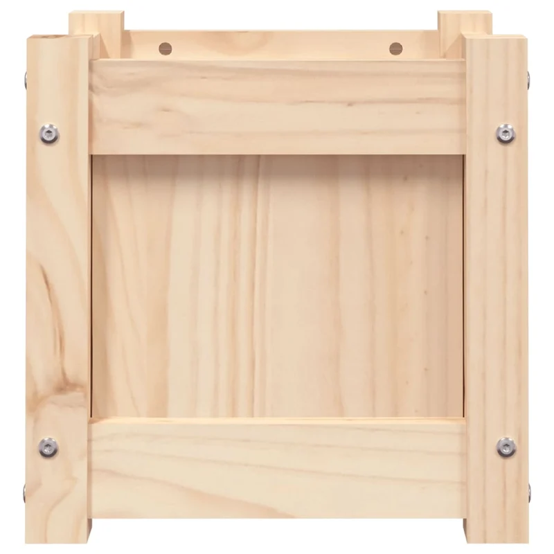 Jardinera Madera Maciza De Pino 31x31x31 Cm