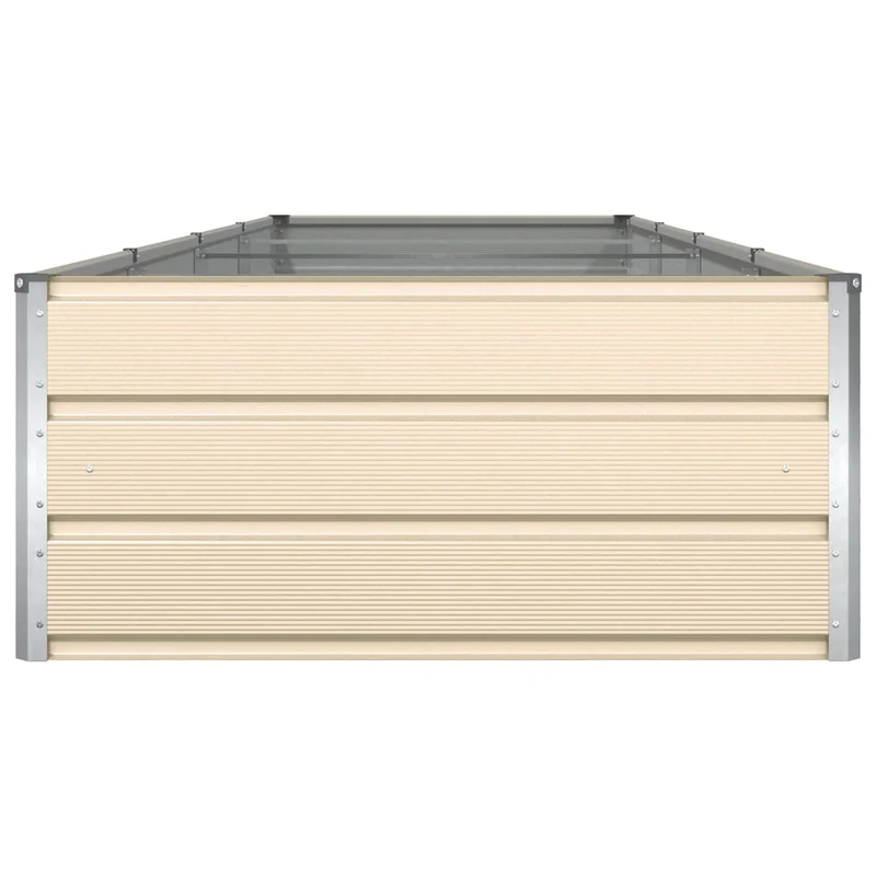 Jardinera Marfil 385 X 100 X 45 Cm Acero Galvanizado