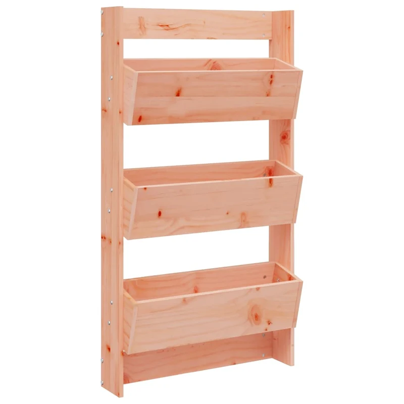 Jardinera Pared 3 Niveles Madera Maciza Douglas 60x18,5x110 Cm
