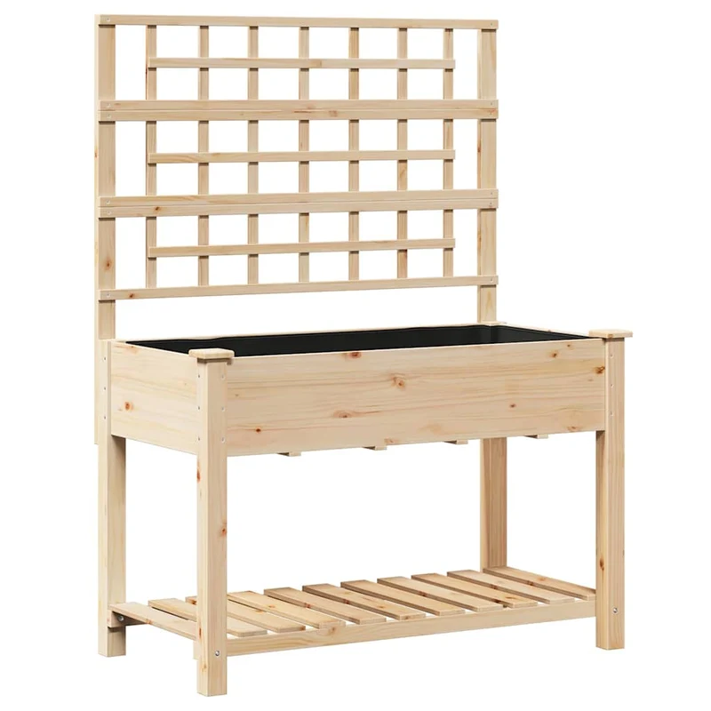 Macetero De Jardín Beige 115 X 60,5 X 153 Cm
