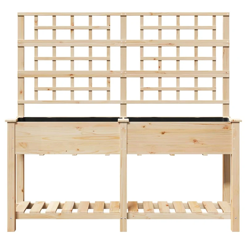 Macetero De Jardín Beige 161 X 46 X 152,5 Cm