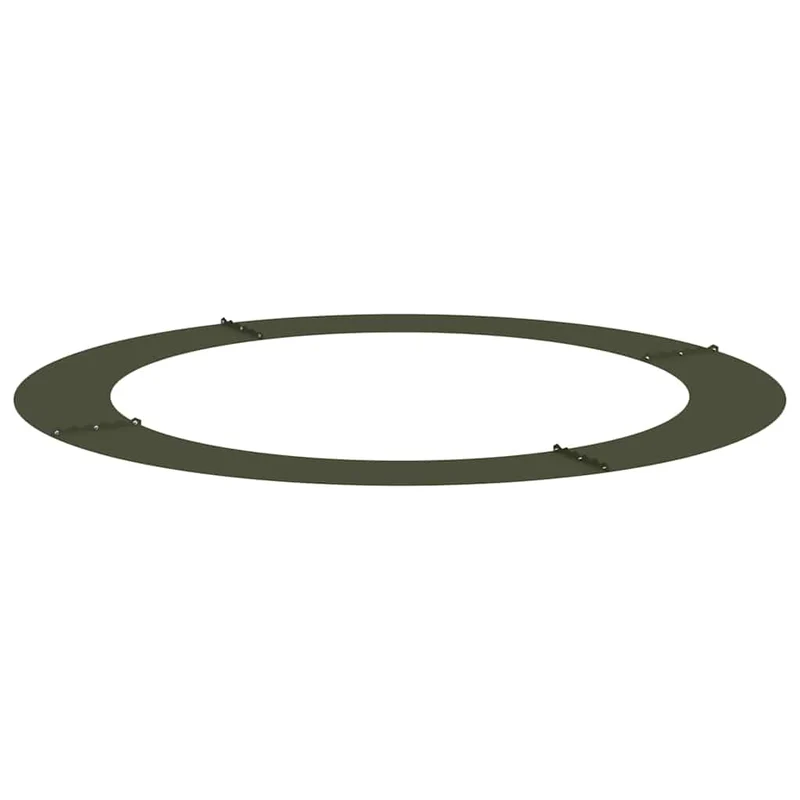 Adecuado Para Anillos De Árbol Plano 5 Uds. Verde Oliva Acero