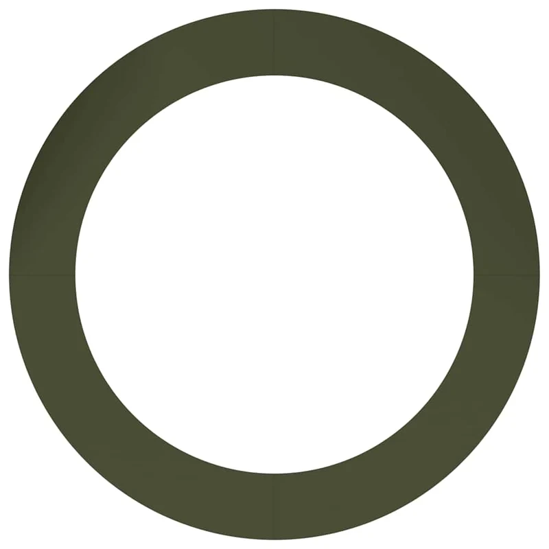 Adecuado Para Anillos De Árbol Plano 5 Uds. Verde Oliva Acero