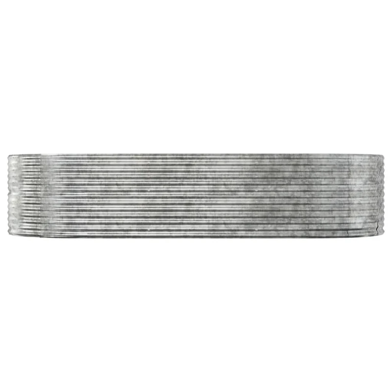 Jardinera Arriate Acero Galvanizado Plata 291x140x68 Cm