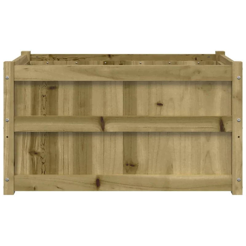 Jardineras De Exterior 2 Unidades Madera Impregnada De Pino