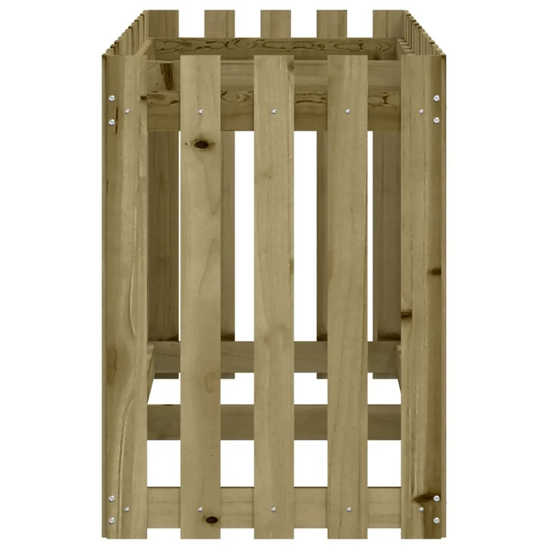Arriate Elevado Jardín Valla Madera Impregnada Pino 150x50x70cm