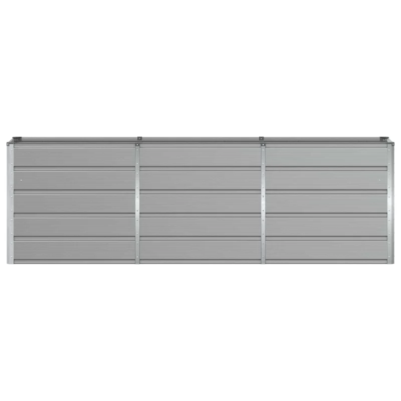 Jardinera Gris Claro 240 X 40 X 75 Cm Acero