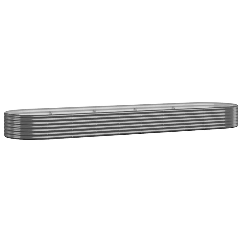 Jardinera Arriate Acero Galvanizado Antracita 396x100x36cm