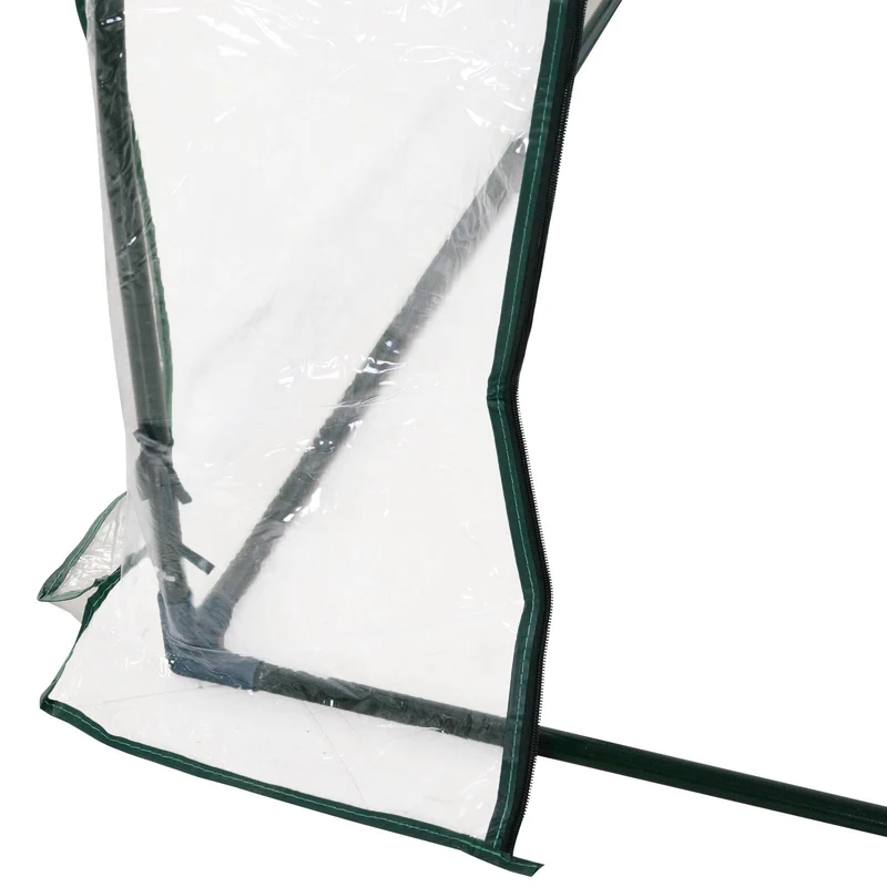Outsunny Invernadero Caseta 250x100x80 Cm Para Jardín Terraza Cultivo De Plantas