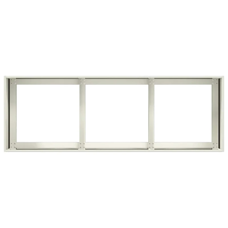 Jardinera De Acero Laminado En Frío Blanco 120x40x40 Cm