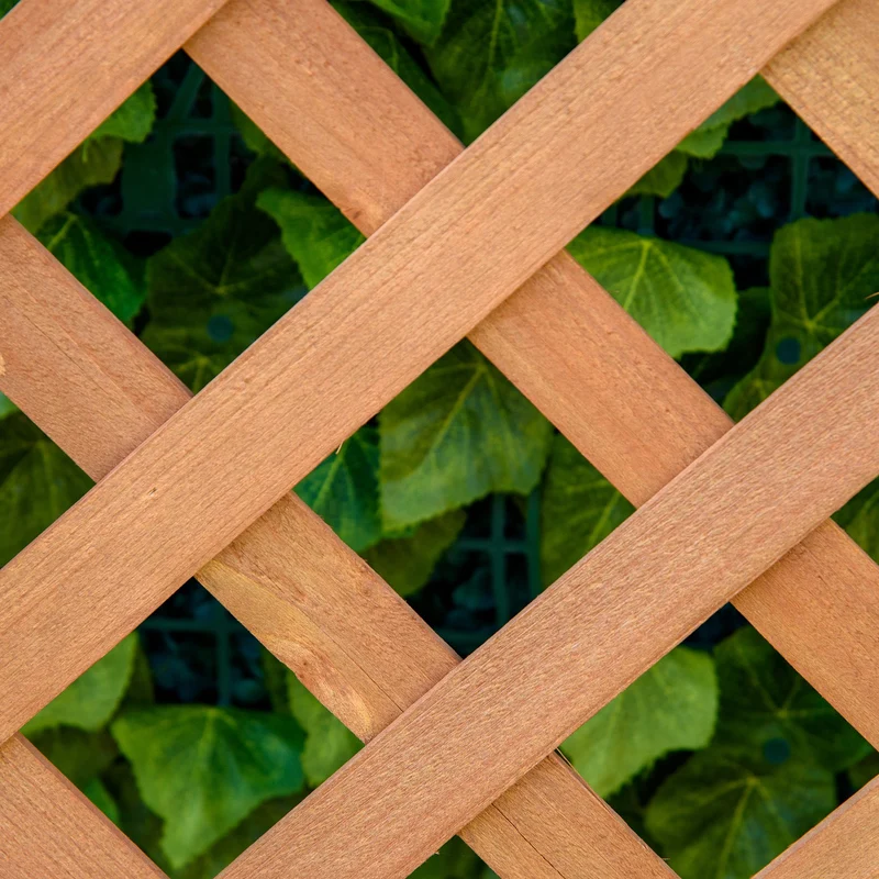 Outsunny Jardinera Con Enrejado Madera Arriate Para Trepadora 70x28x117cm Marrón
